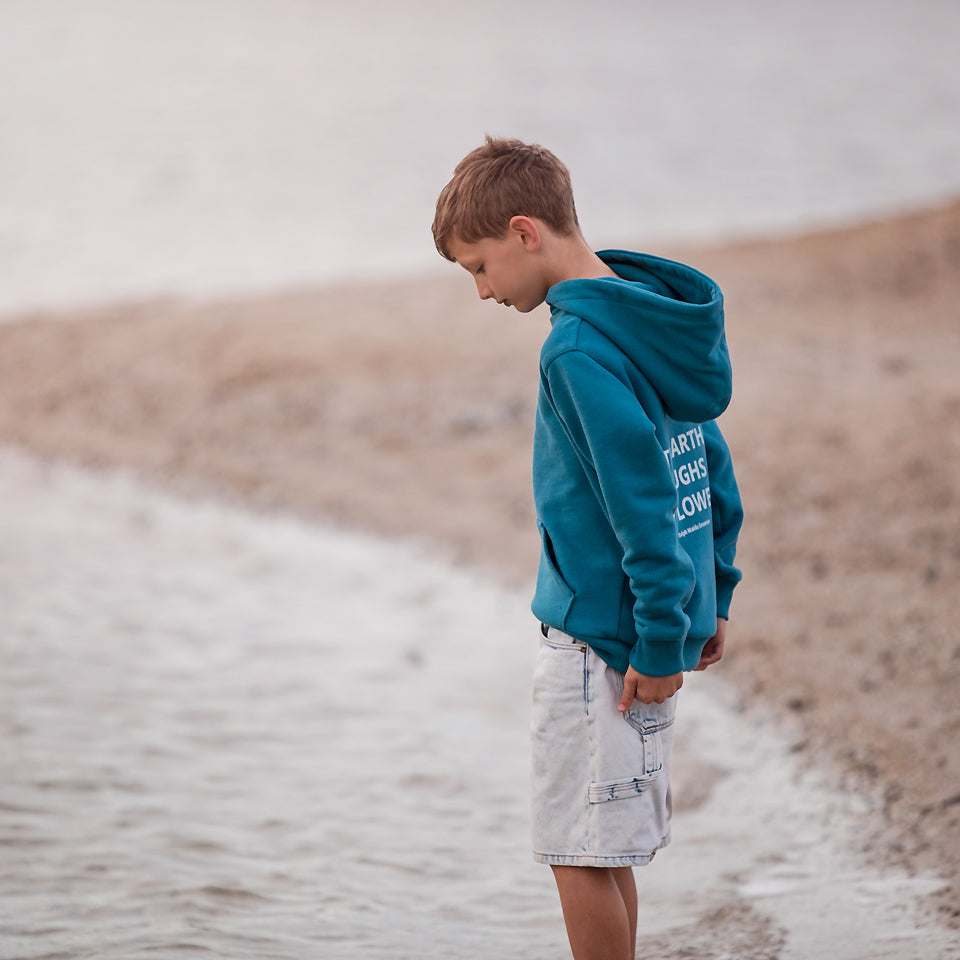 See You At Six - Heavy - EXTRA WIDE - French Terry - Lagoon Blue