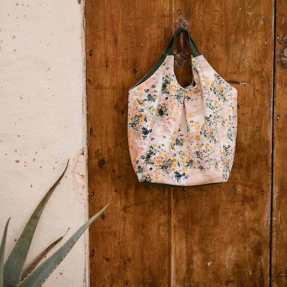 See You At Six - Garden Sky - Cotton Canvas - Gabardine Twill