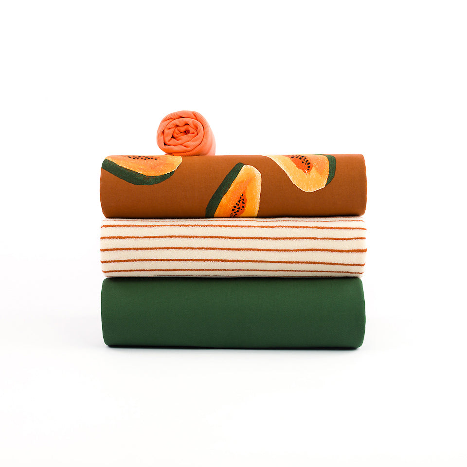 See You At Six - Horizontals- Sponge Terry Cloth - Papyrus Crème