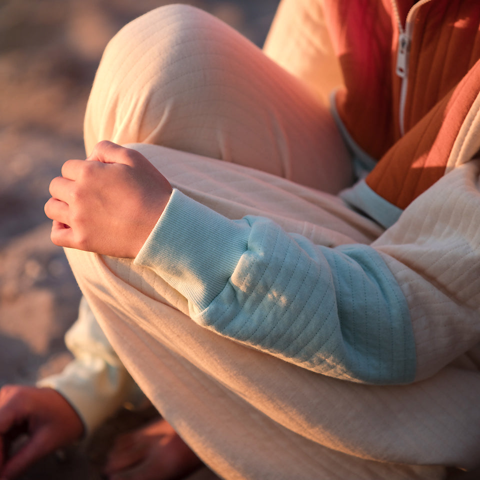 See You At Six - Quilted Knit - Autumn Maple Orange