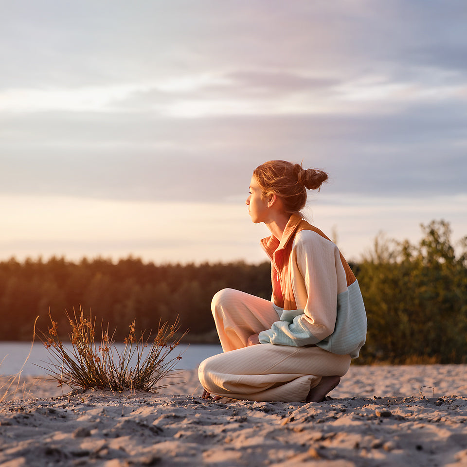 See You At Six - Quilted Knit - Autumn Maple Orange