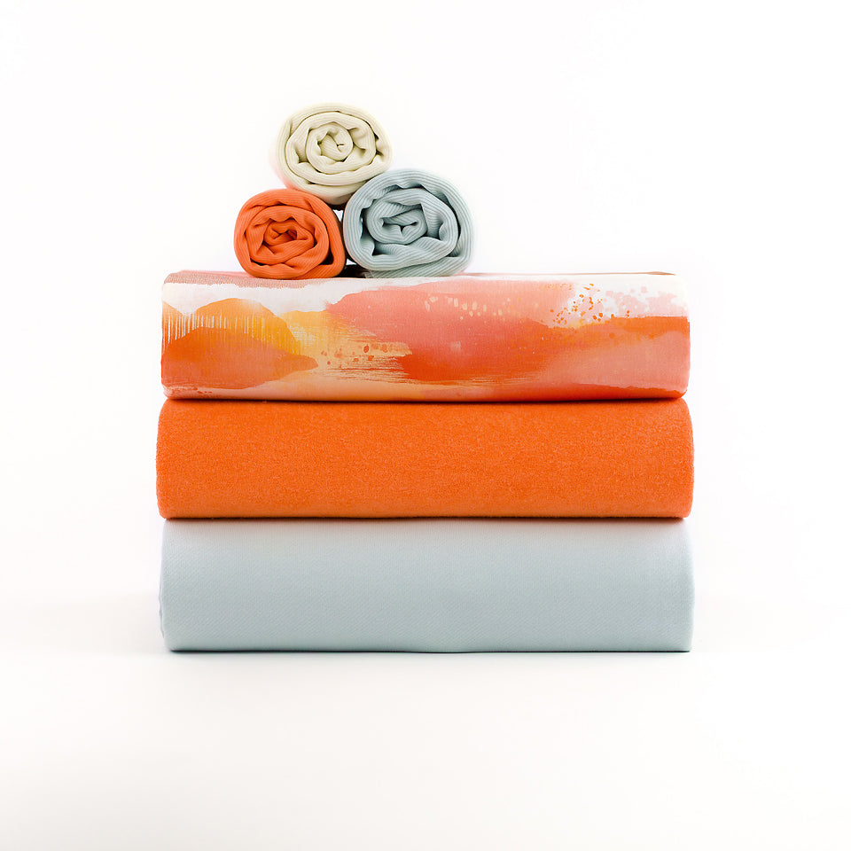 See You At Six - Sponge Terry Cloth - Coral Rose