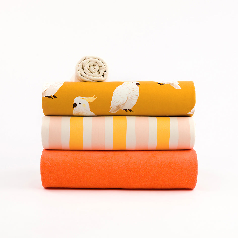 See You At Six - Sponge Terry Cloth - Coral Rose