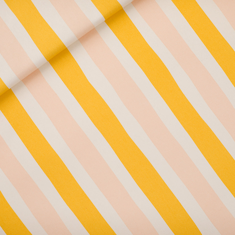 See You At Six - Verticals - Cotton Canvas Gabardine Twill - Papyrus Crème