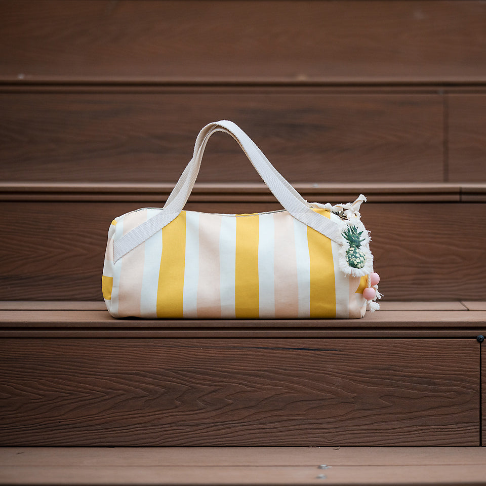 See You At Six - Verticals - Cotton Canvas Gabardine Twill - Papyrus Crème