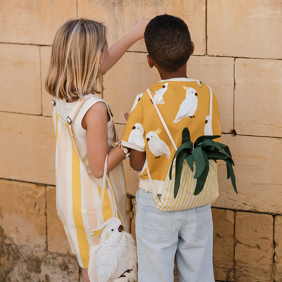 See You At Six - Verticals - Cotton Canvas Gabardine Twill - Papyrus Crème