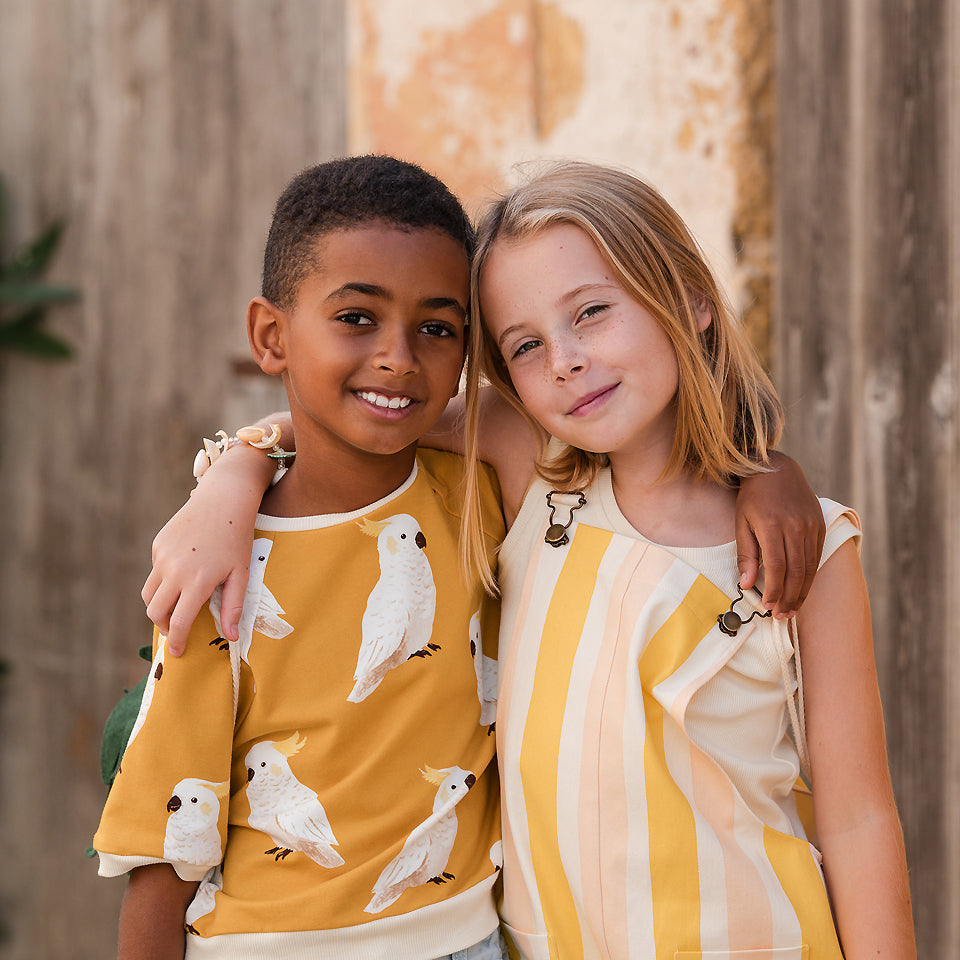 See You At Six - Verticals - Cotton Canvas Gabardine Twill - Papyrus Crème