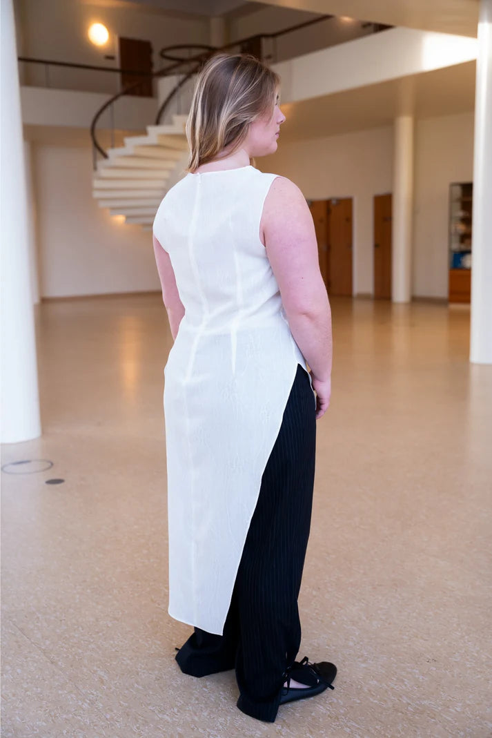 PDF Pattern - Slash Dress x Capped Sleeves | Puff and Pencil