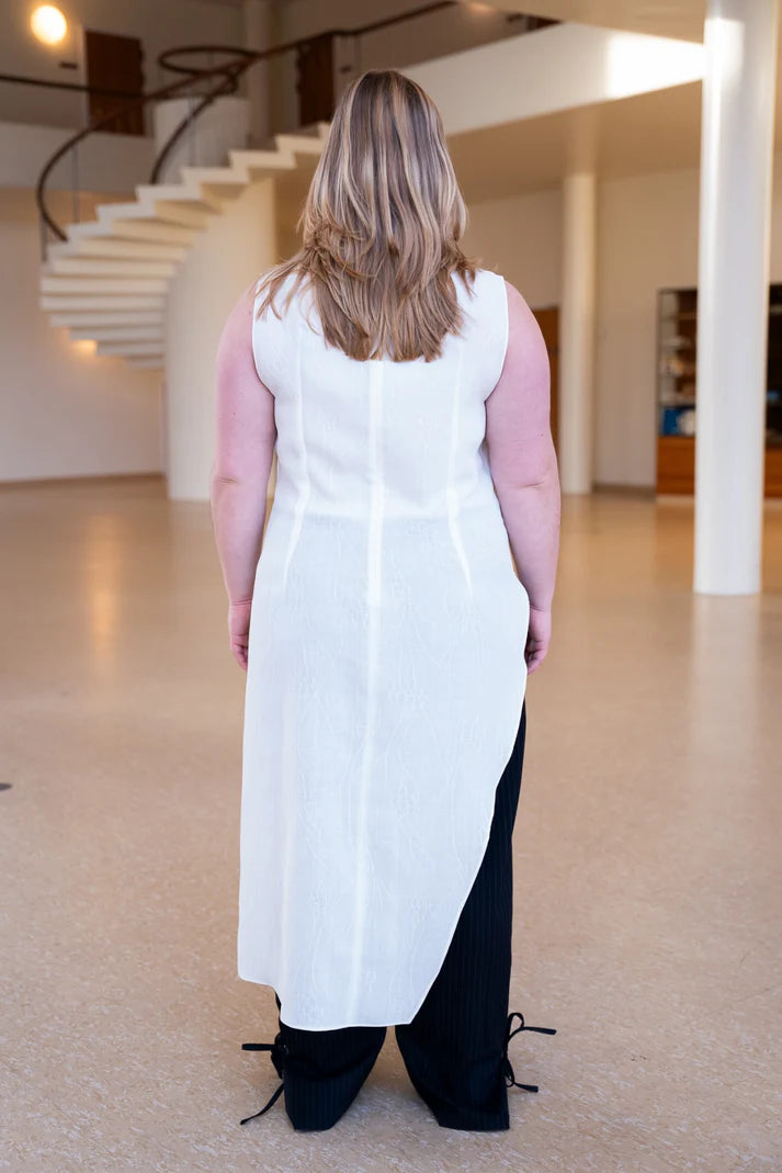 PDF Pattern - Slash Dress x Capped Sleeves | Puff and Pencil