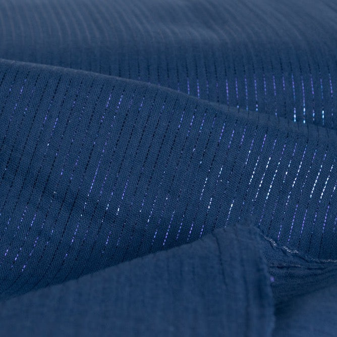 Sparkly Cotton Double Gauze - Jeans