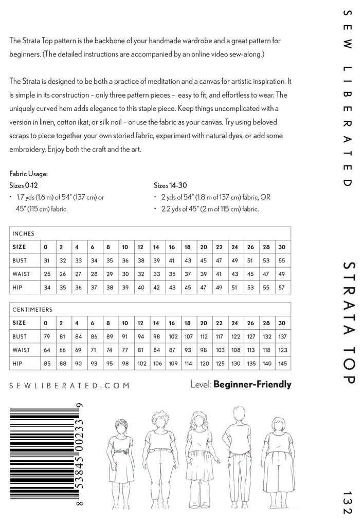 Strata Top - Sewing Pattern | Sew Liberated
