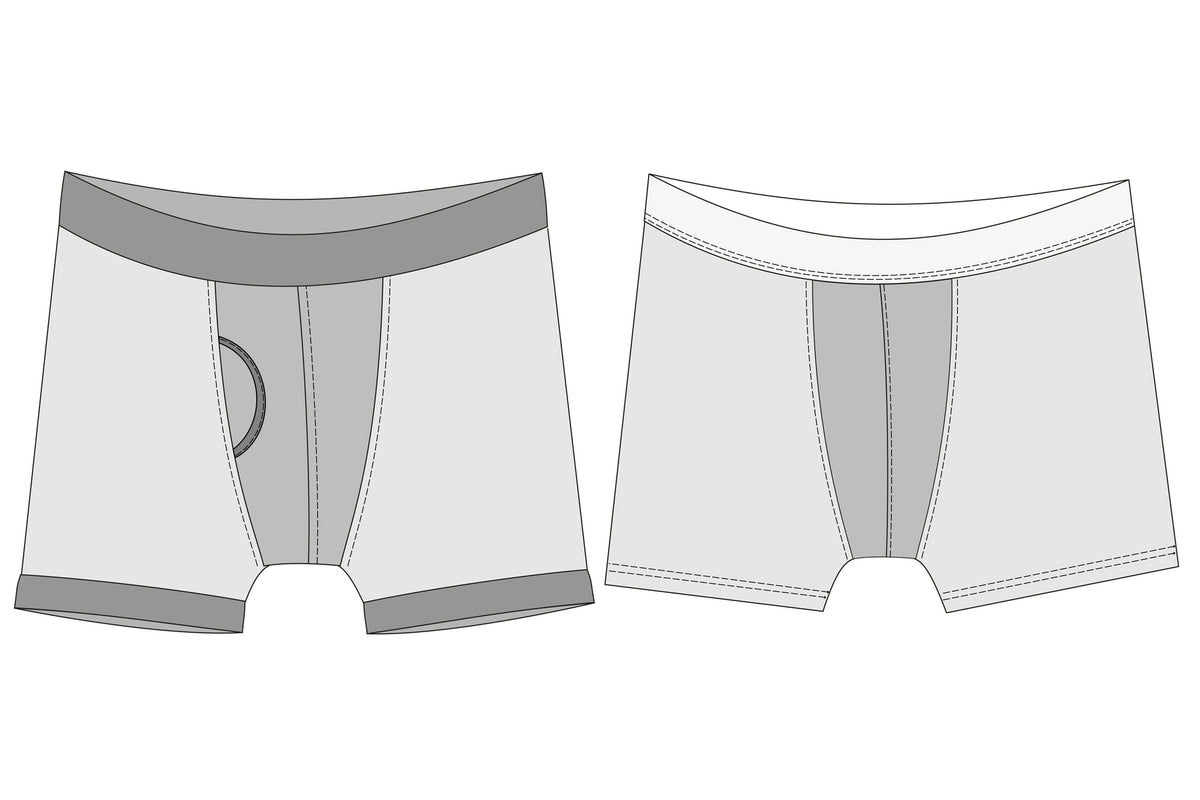 PDF Pattern - Superhero Boxers - Male/Straight Fit | Waves & Wild ...