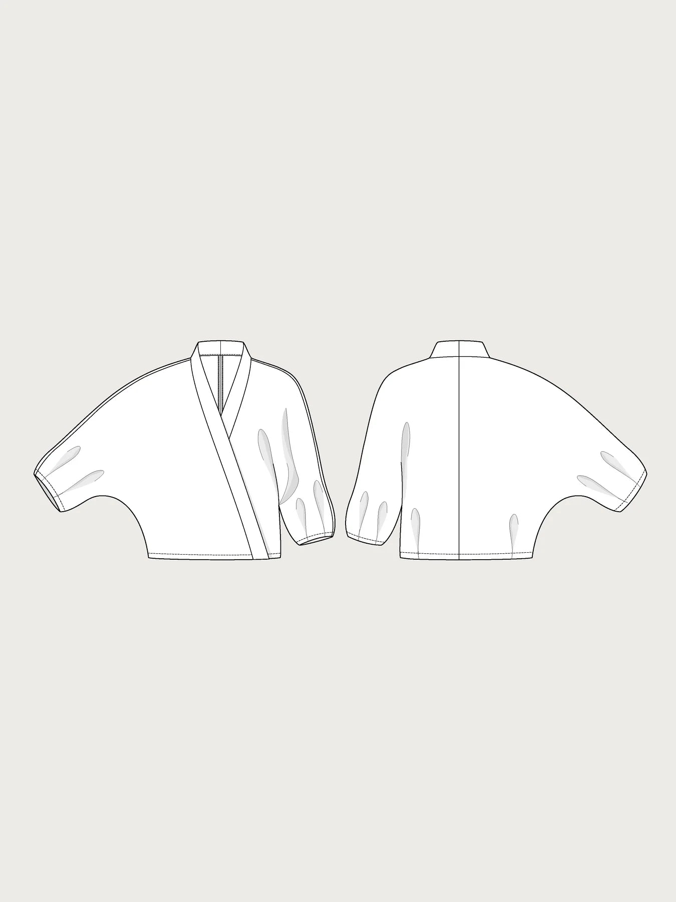 Cross Over Shirt - Sewing Pattern | The Assembly Line