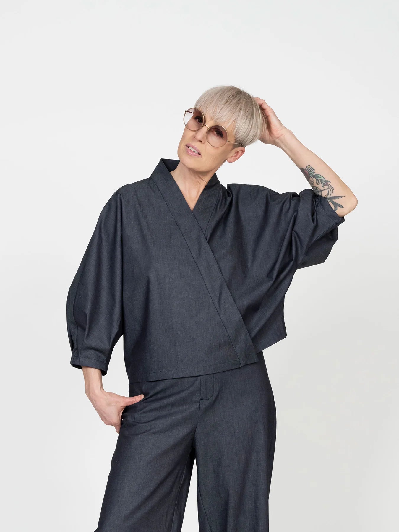 Cross Over Shirt - Sewing Pattern | The Assembly Line