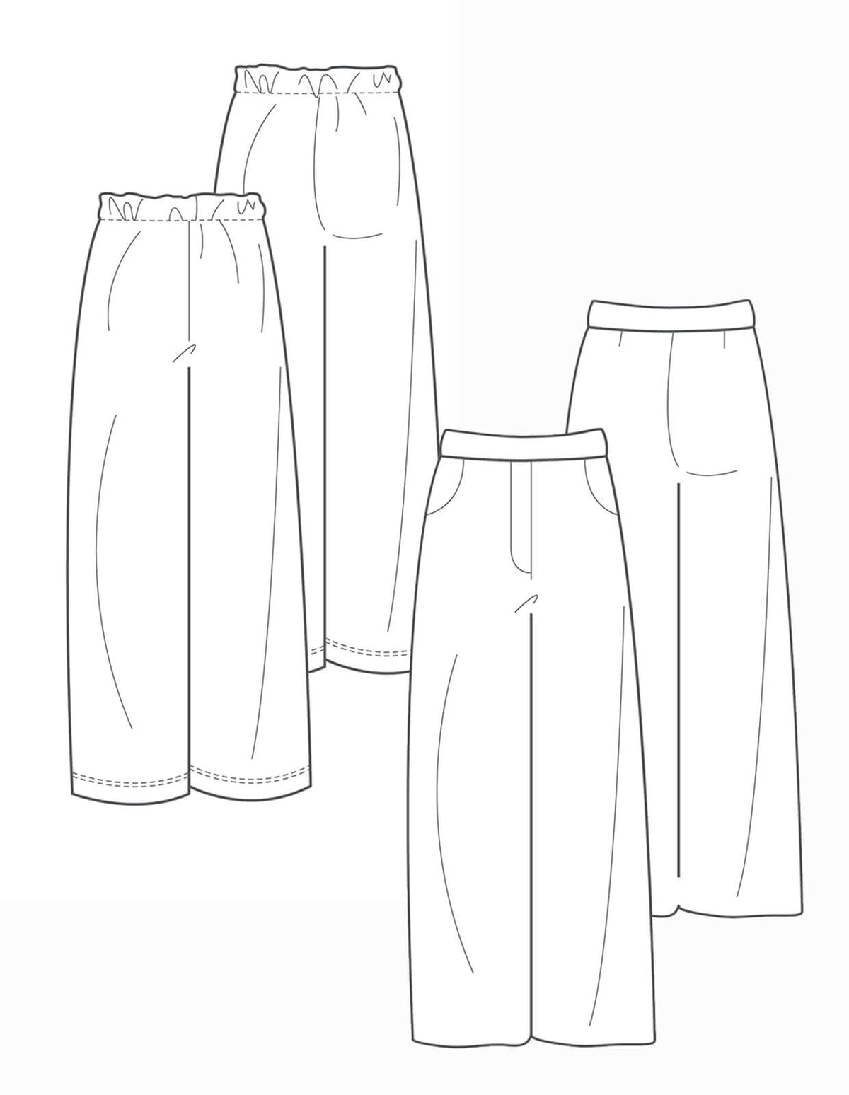PDF Pattern - Wide-Legged trouser | The Makers Atelier