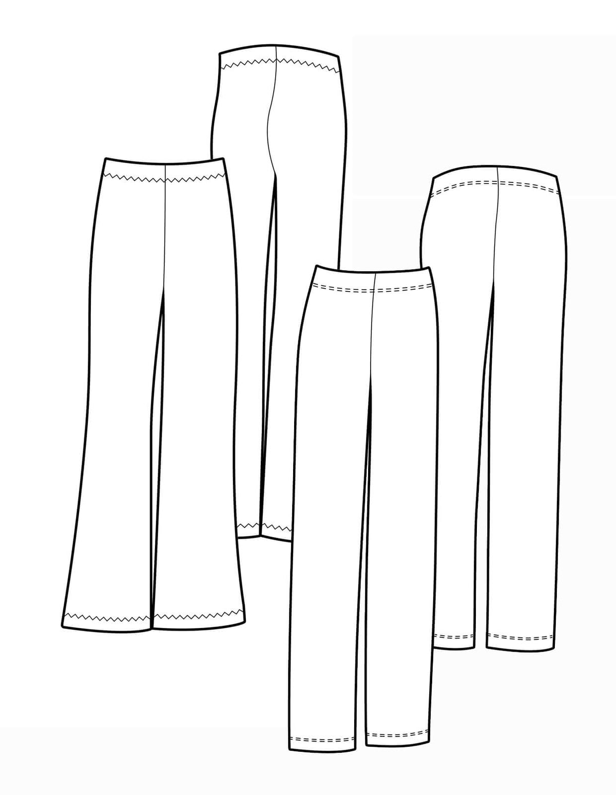PDF Pattern - Pull-on Trouser | The Makers Atelier