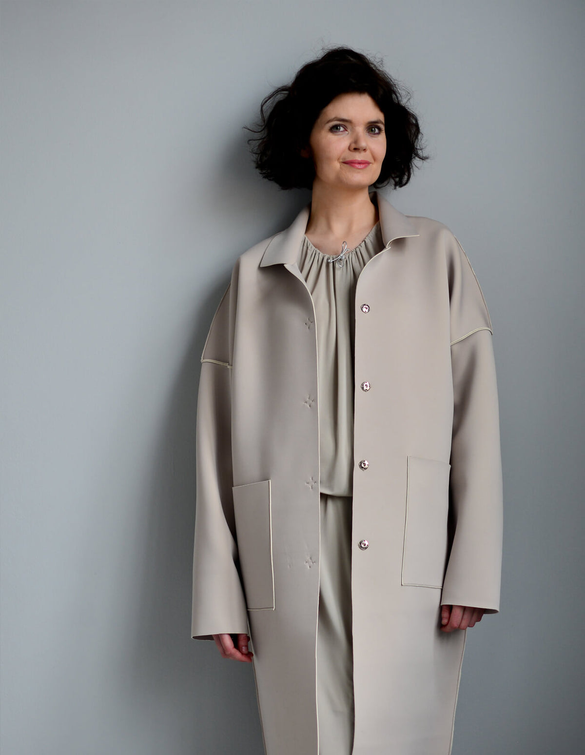 PDF Pattern - Unlined Raw-edged Coat | The Makers Atelier