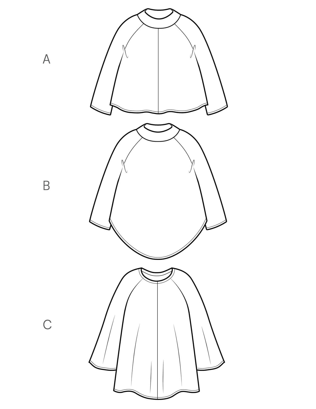 Maaidesign Patterns PDF Pattern - Flared Tunic and Top | The Makers Atelier – MaaiDesign ...