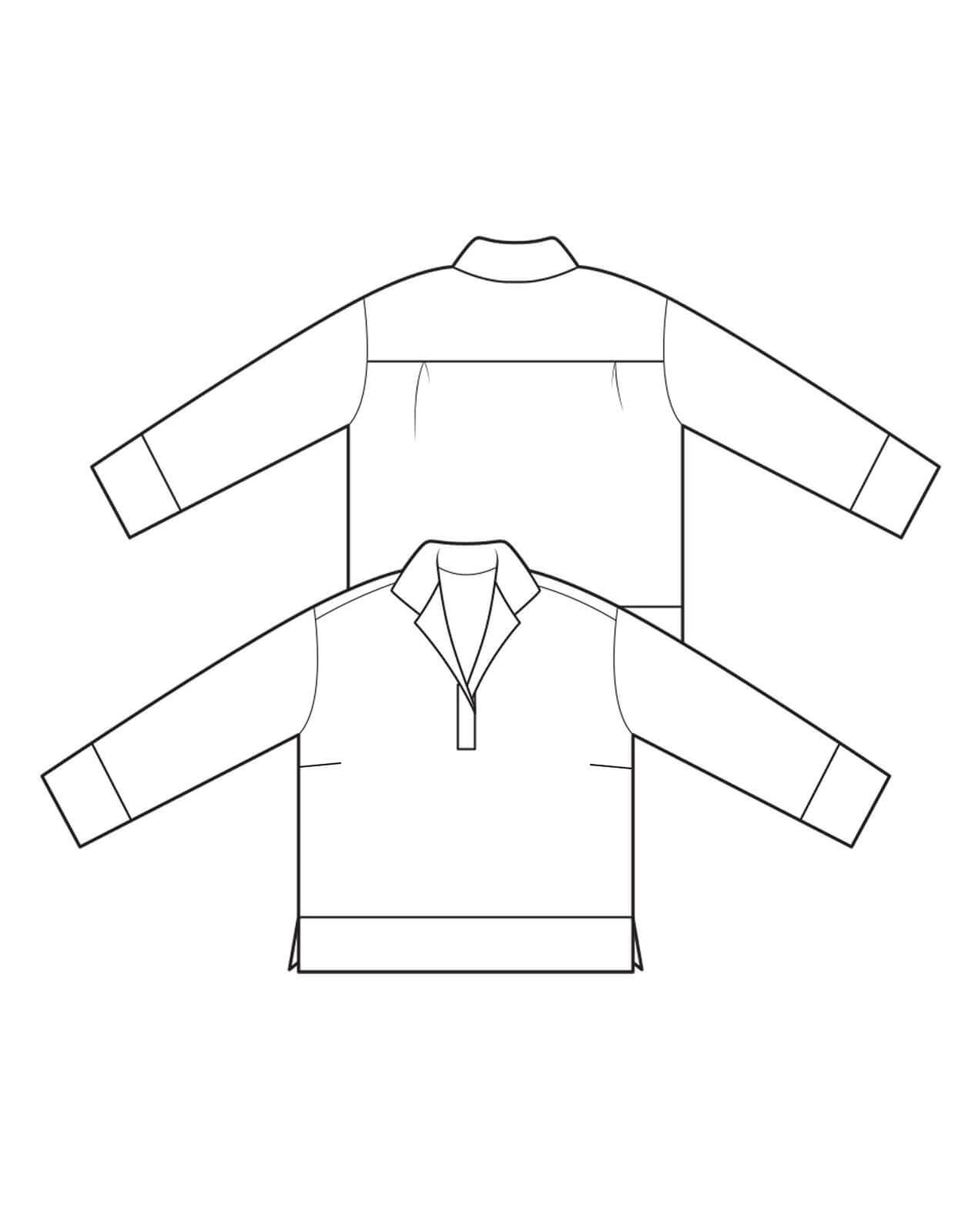 PDF Pattern - Pull-on Shirt | The Makers Atelier