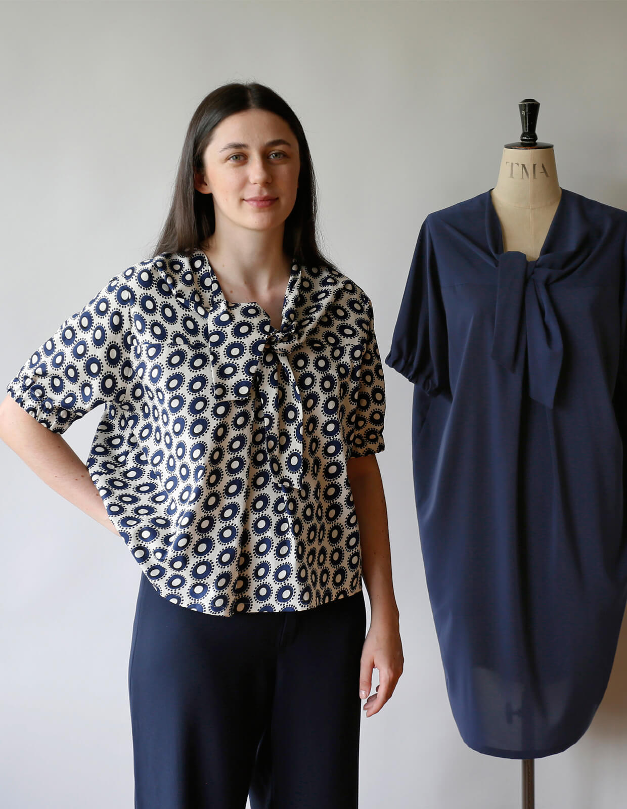 PDF Pattern - Tie Blouse and Dress | The Makers Atelier