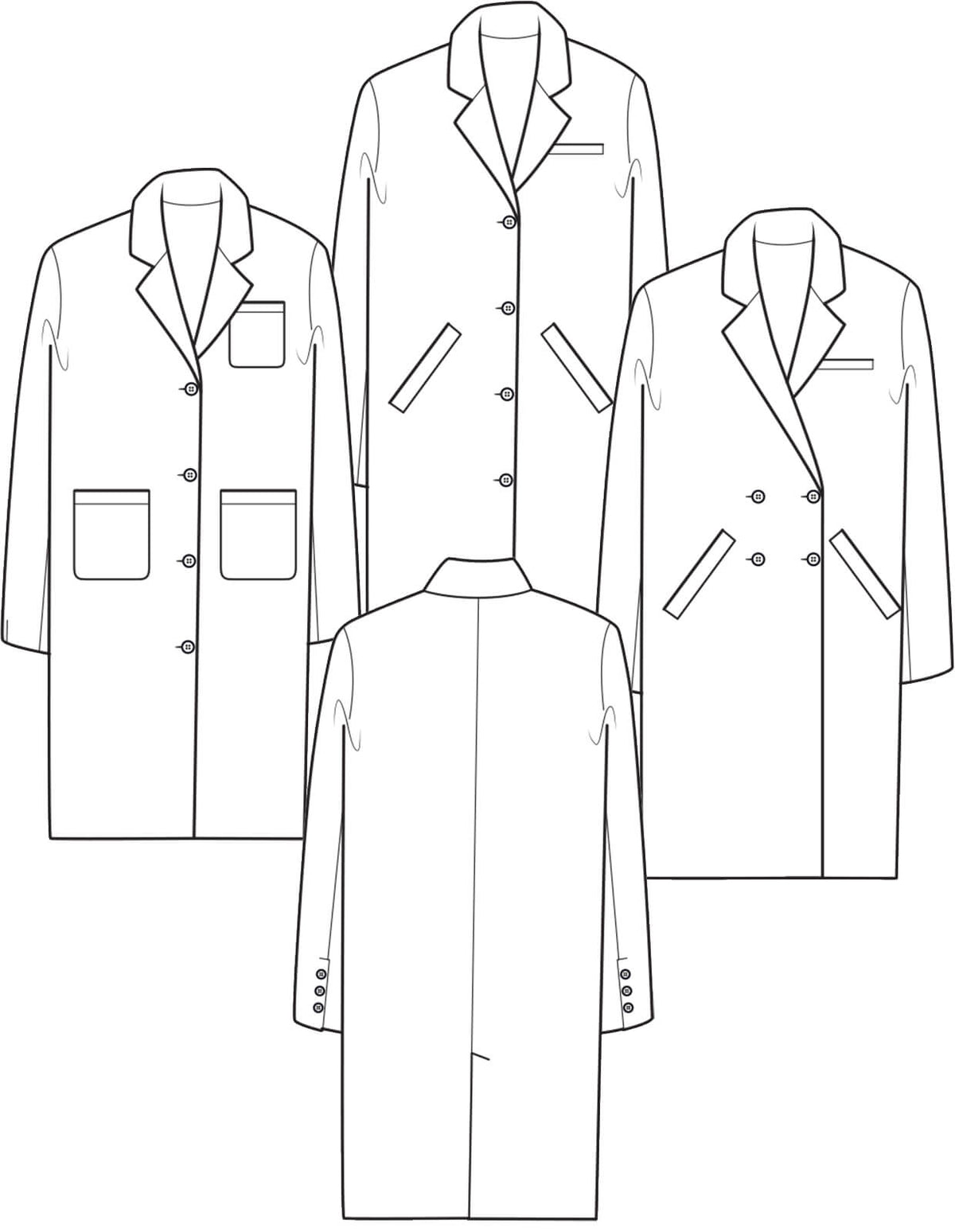 PDF Pattern - Classic Coat | The Makers Atelier
