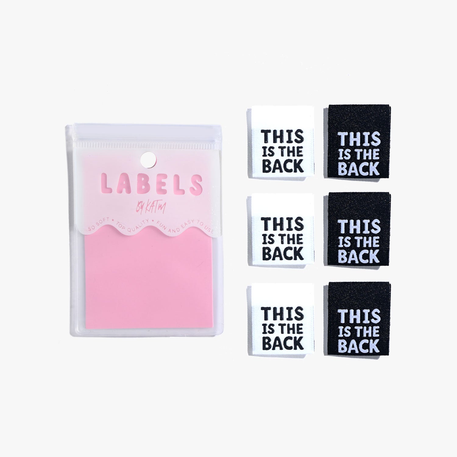 6 Woven Labels - This is the Back 2.0