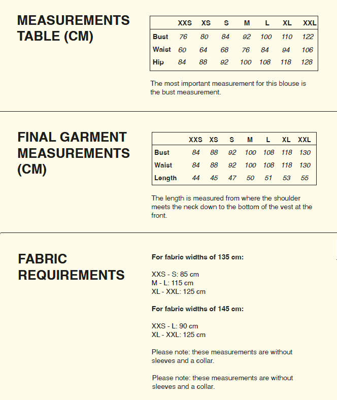 PDF Pattern - Tie Blouse x Peggy Collar x Lantern Sleeves | Puff and Pencil
