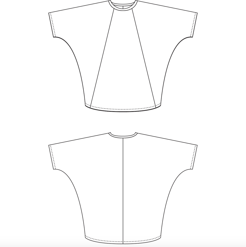 PDF Pattern - Tulia Tee unisex | Sewing Patterns by Masin – MaaiDesign ...
