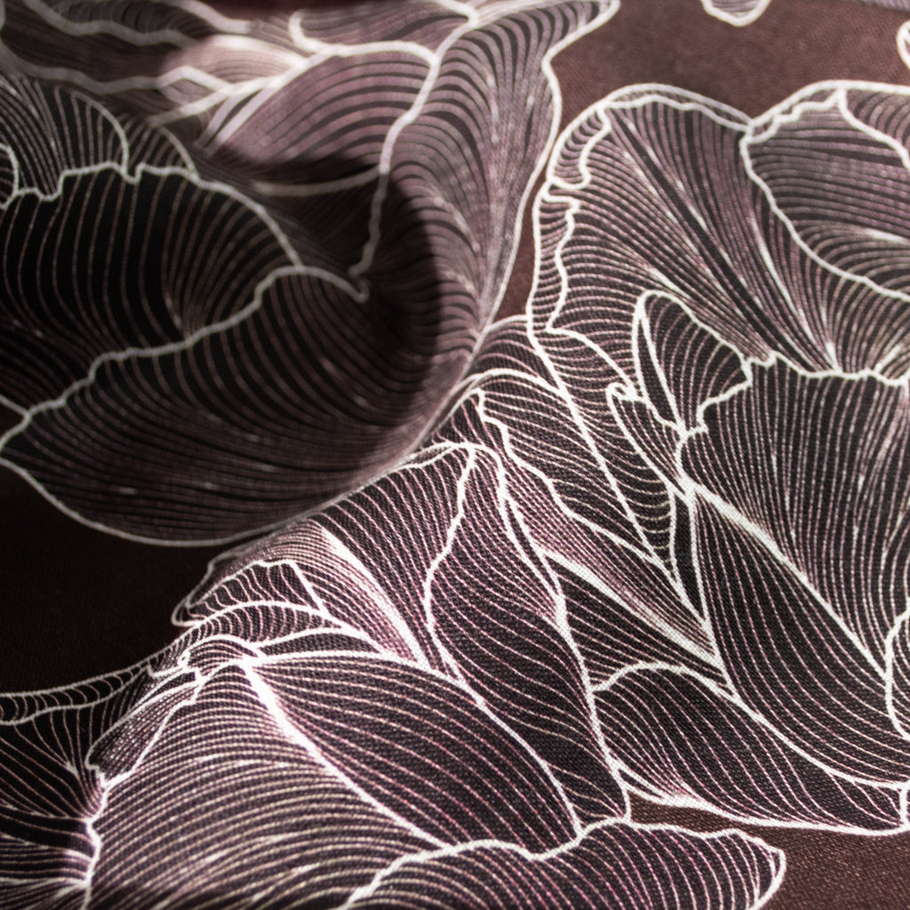 Johanna Ralph | Tulips Chocolate Brown | Linen