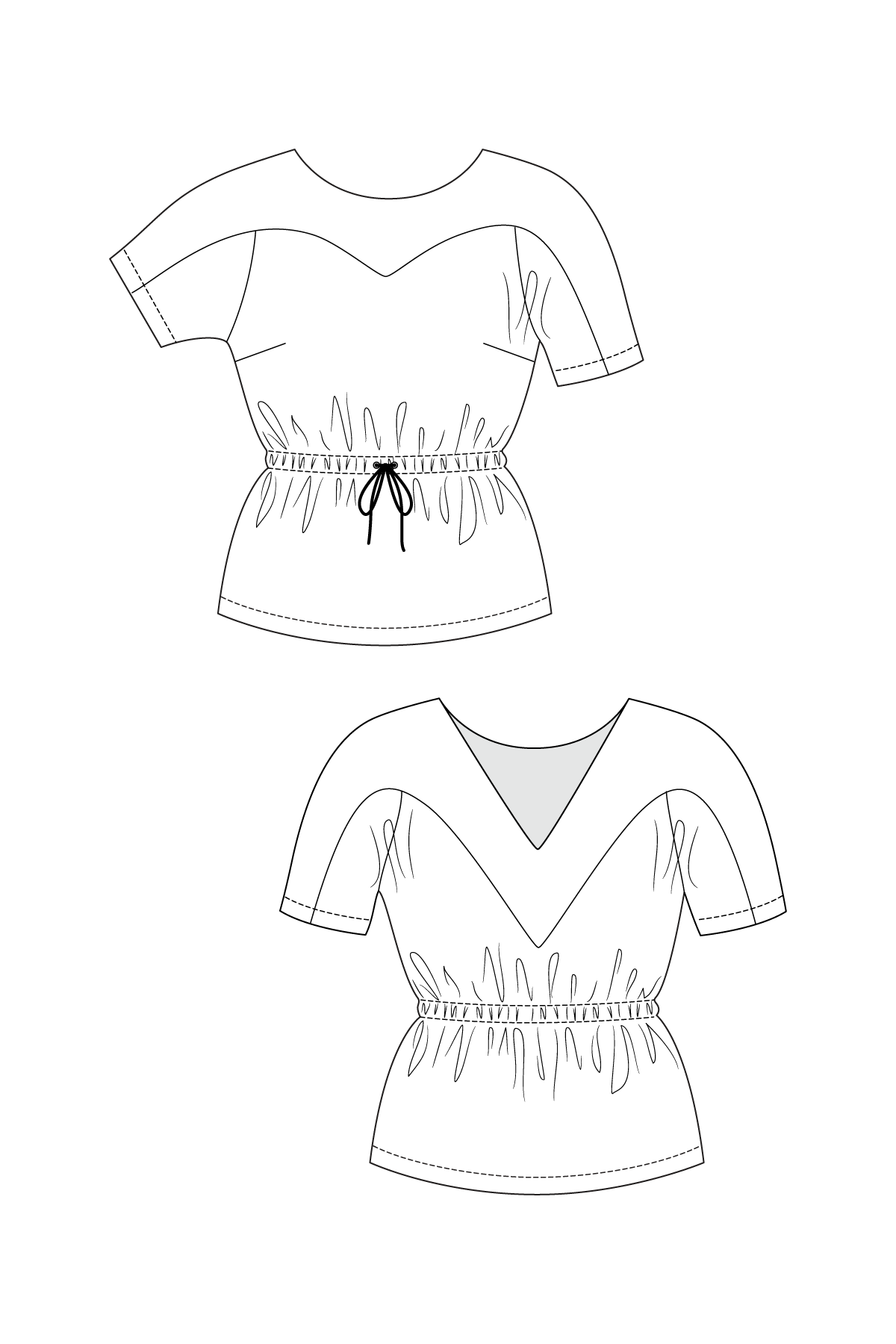 PDF Pattern - Valo Dress &amp; Top | Named Clothing