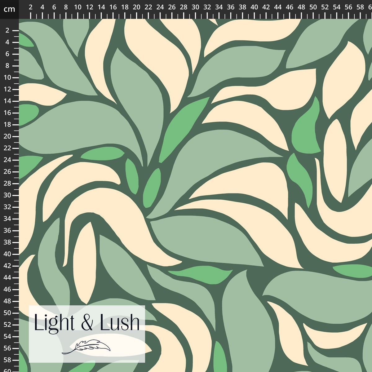 Light &amp; Lush - Viscose Twill - Verdant Drift