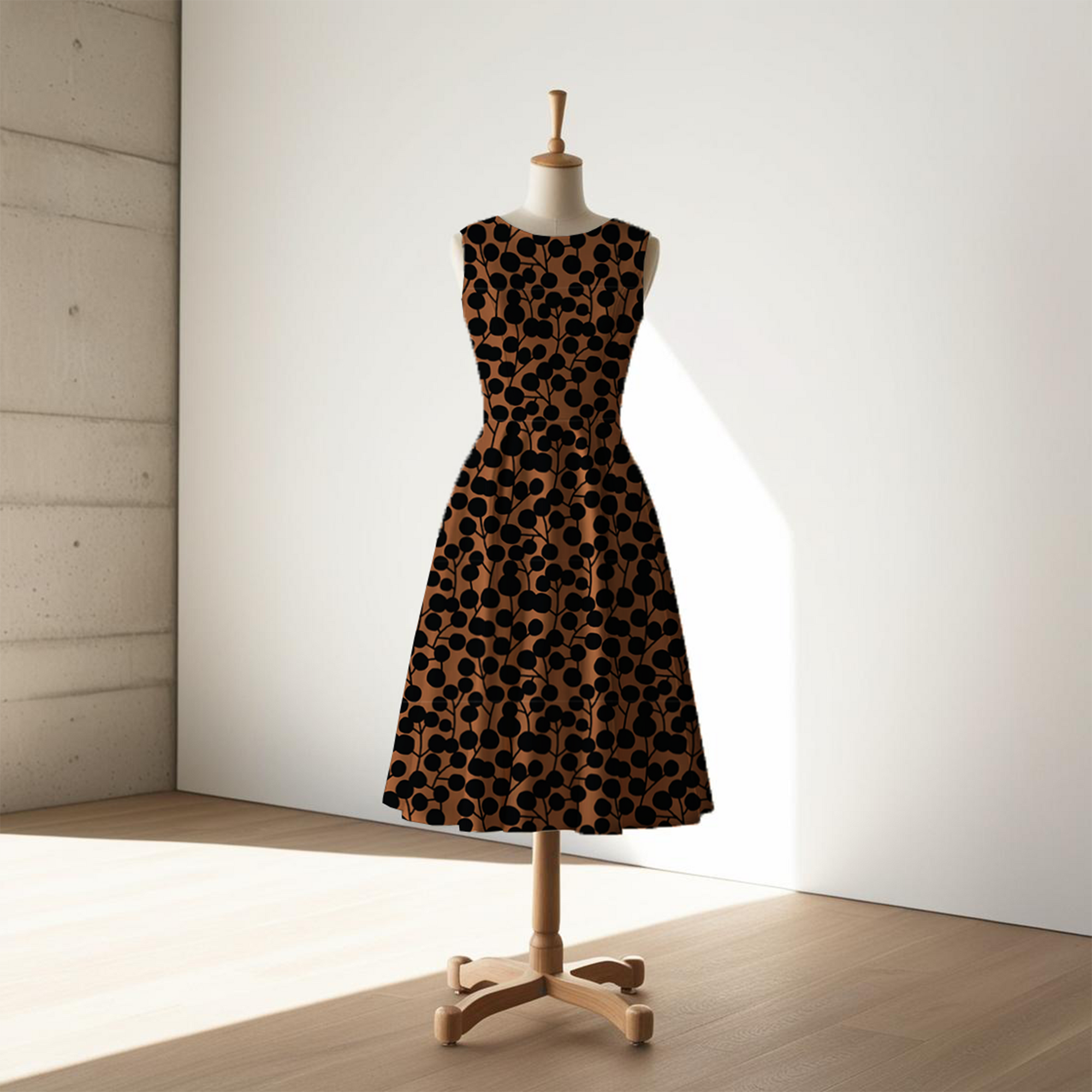 Jennifer Bouron - Cotton Viscose Twill - Ivy Brown - 80cm piece