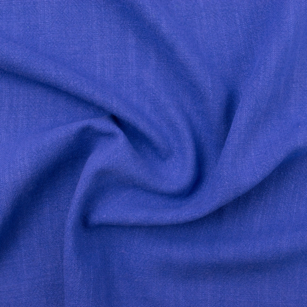 Viscose Linen Noil - Cobalt Blue