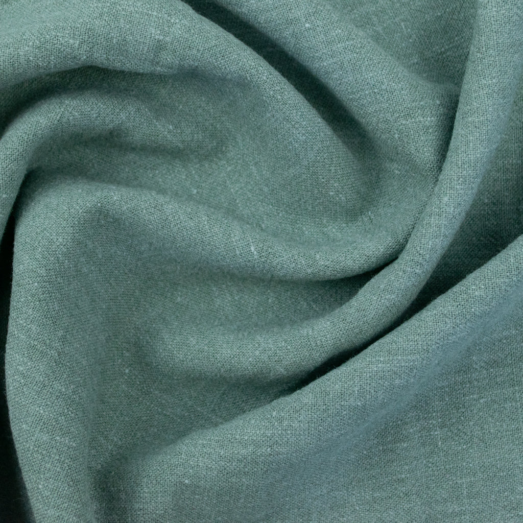 Viscose Linen Noil - Dark Sage