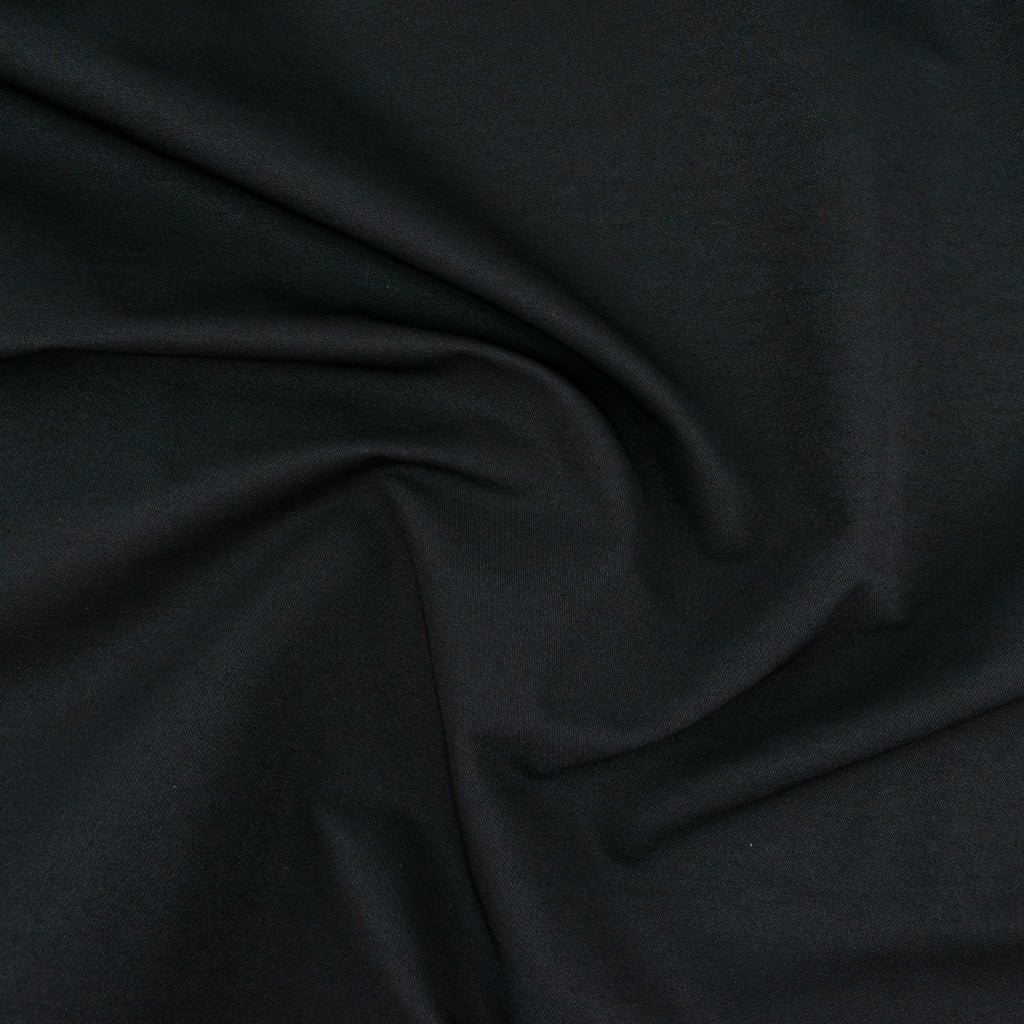 Viscose Stretch Twill - Black