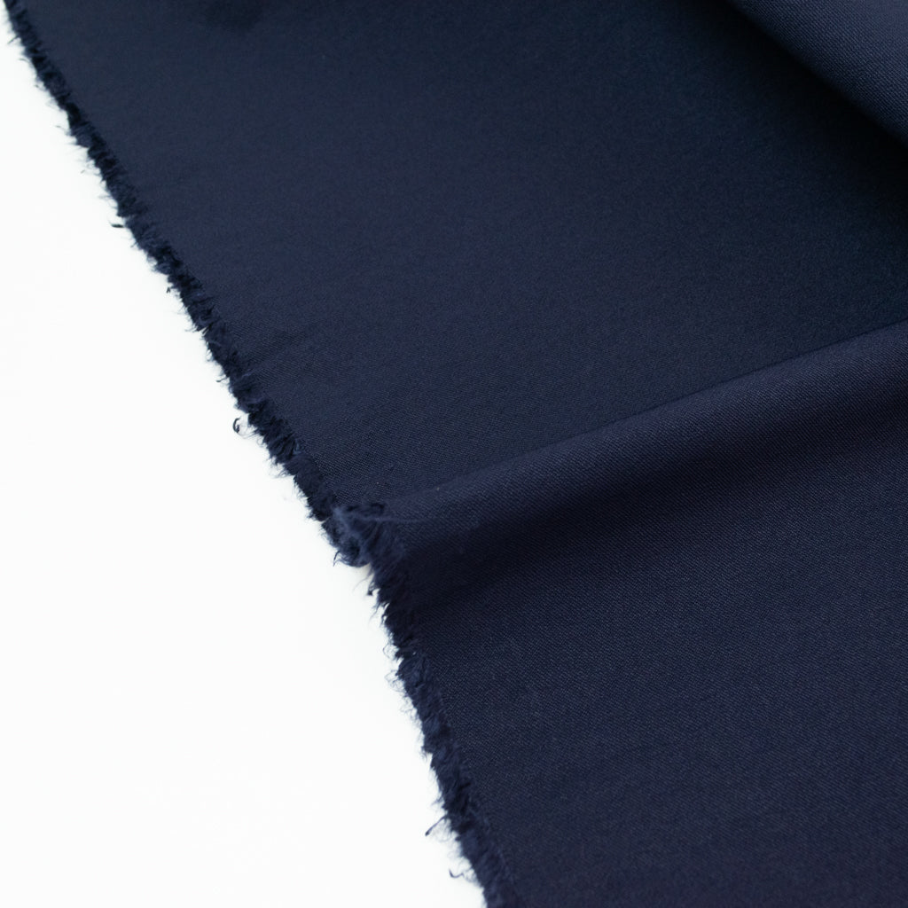 Viscose Stretch Twill - Navy
