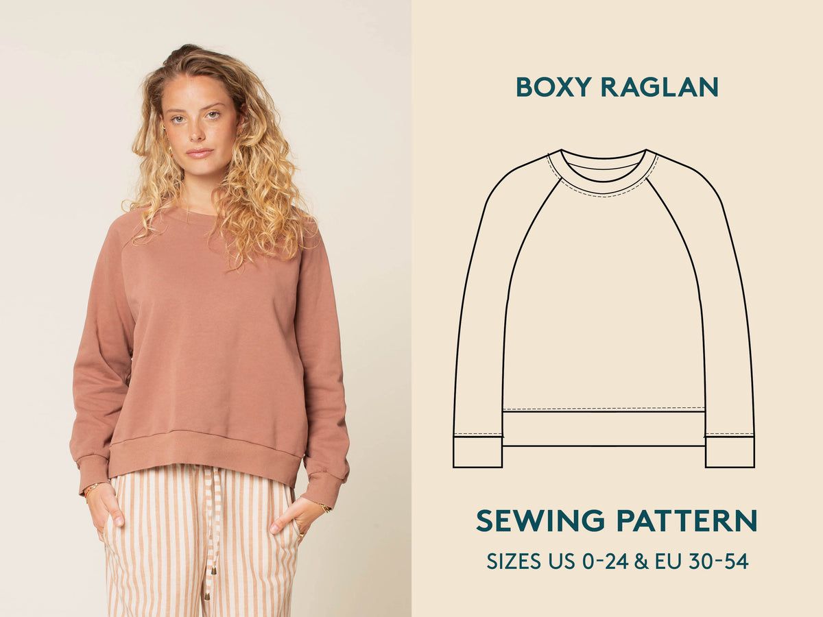 Boxy Raglan - Sewing Pattern | Wardrobe By Me