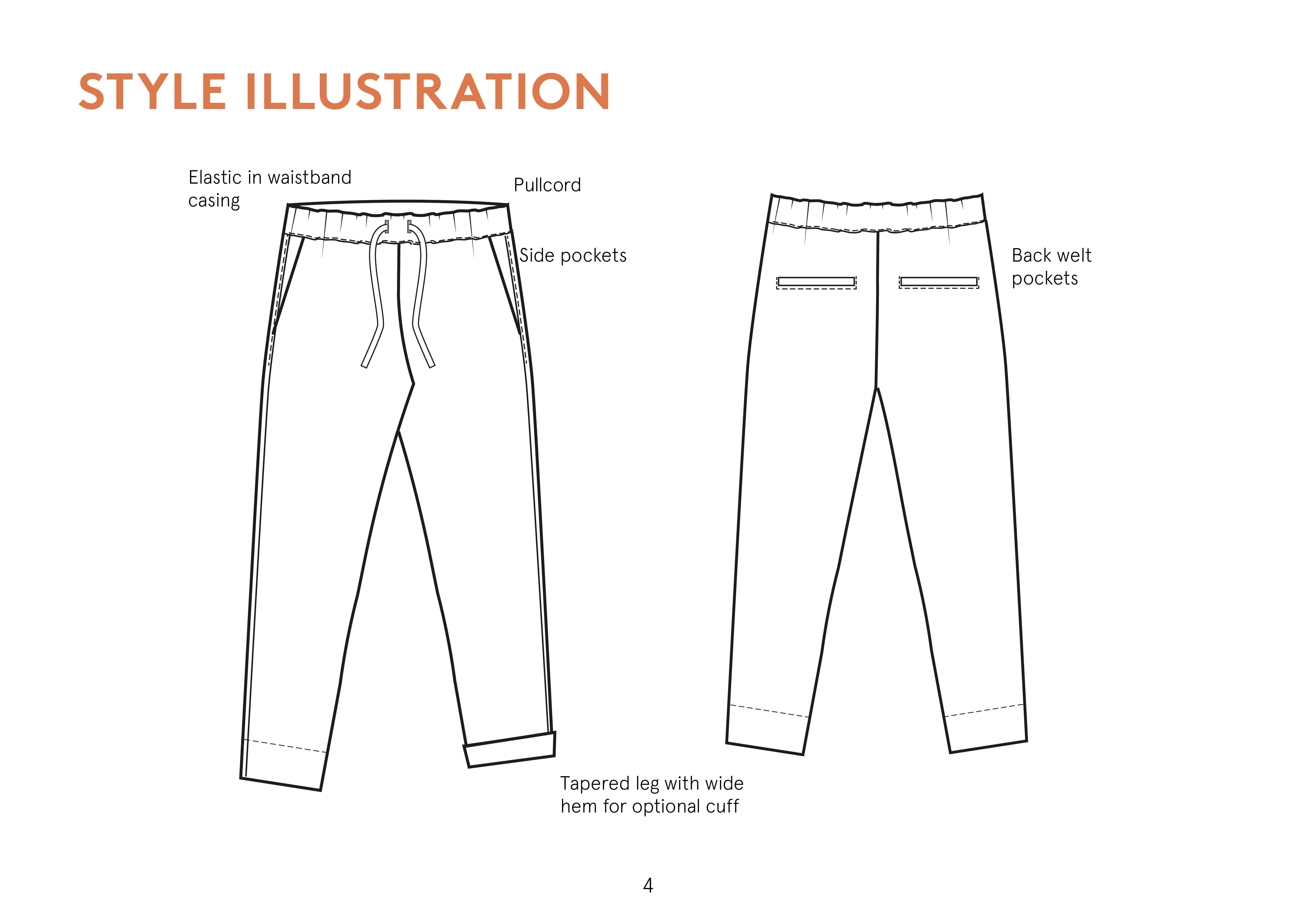 Easy Pants - Sewing Pattern | Wardrobe By Me