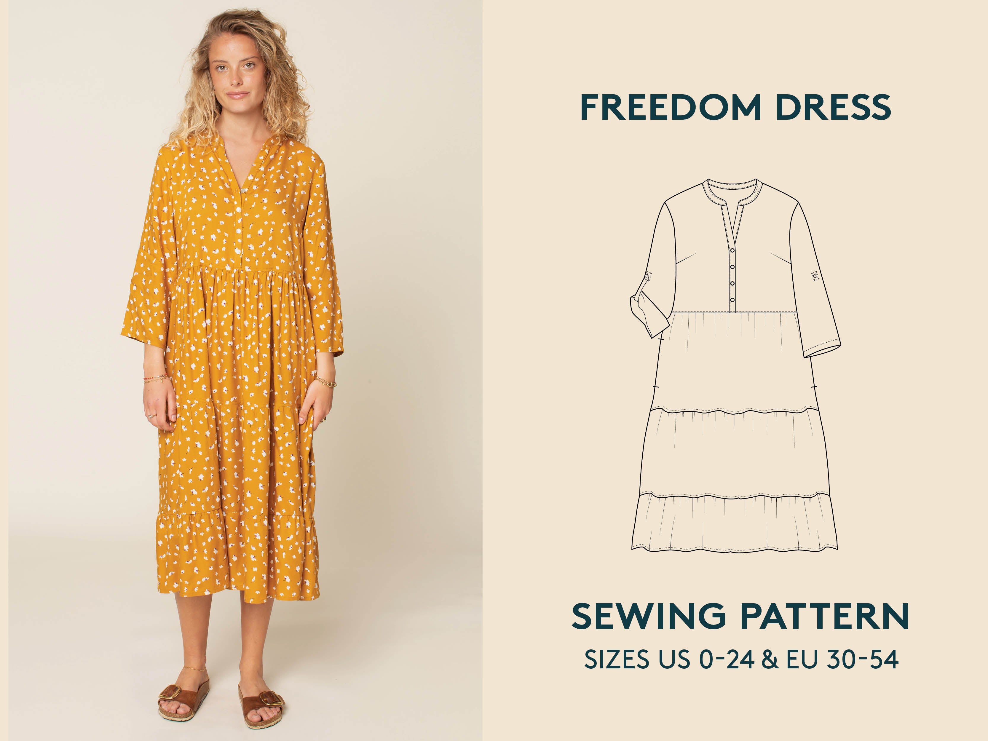 Freedom Dress - Sewing Pattern | Wardrobe By Me