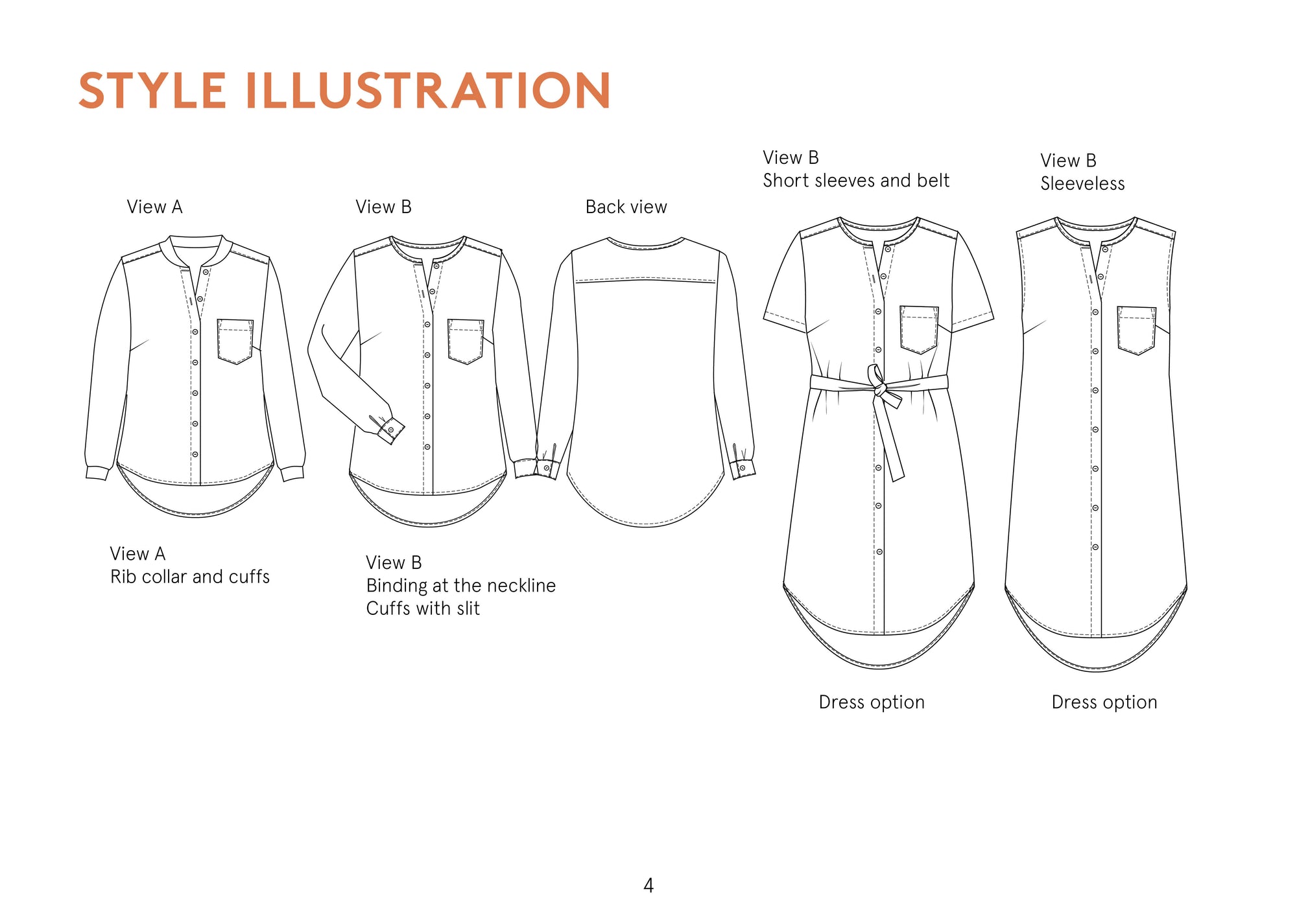 Savannah Shirt Dress - Sewing Pattern | Wardrobe By Me