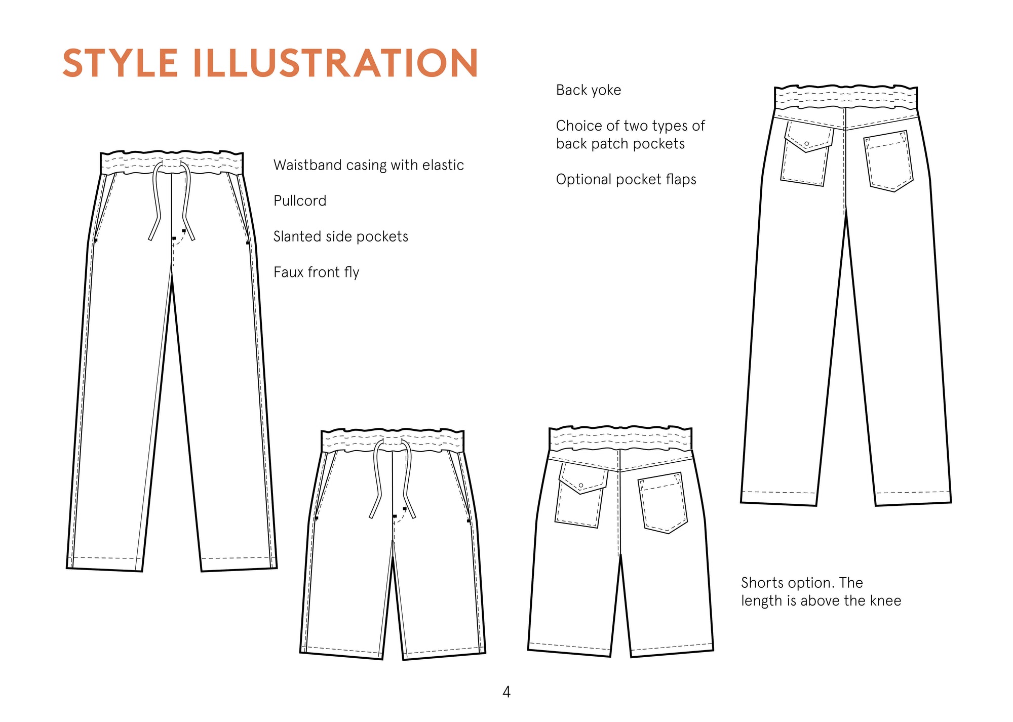 Men's Summer Pants - Sewing Pattern | Wardrobe By Me