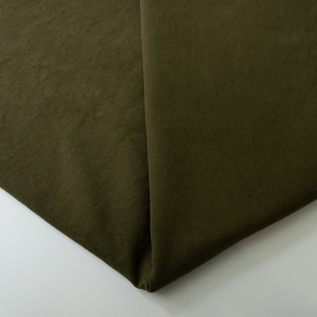 Washed Heavy Cotton Drill - Khaki