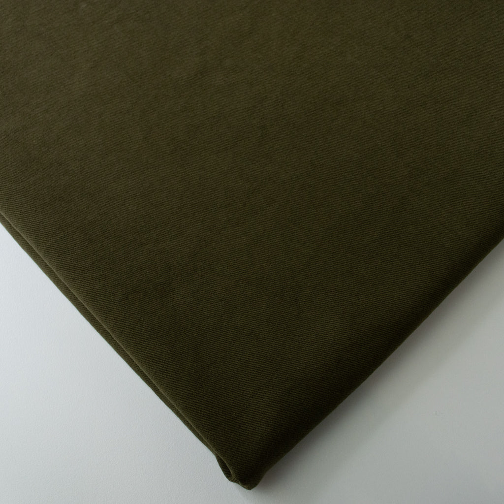 Washed Heavy Cotton Drill - Khaki