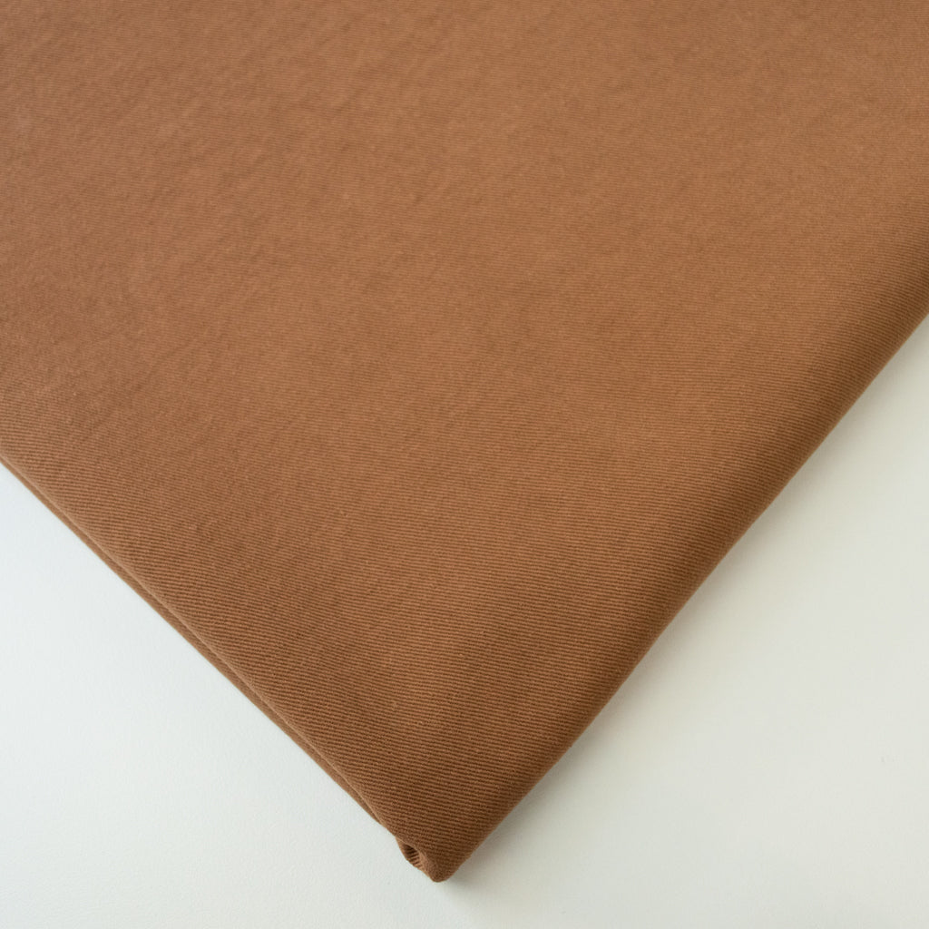 Washed Heavy Cotton Drill - Camel