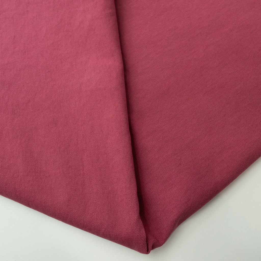 Washed Heavy Cotton Drill - Winter Berry