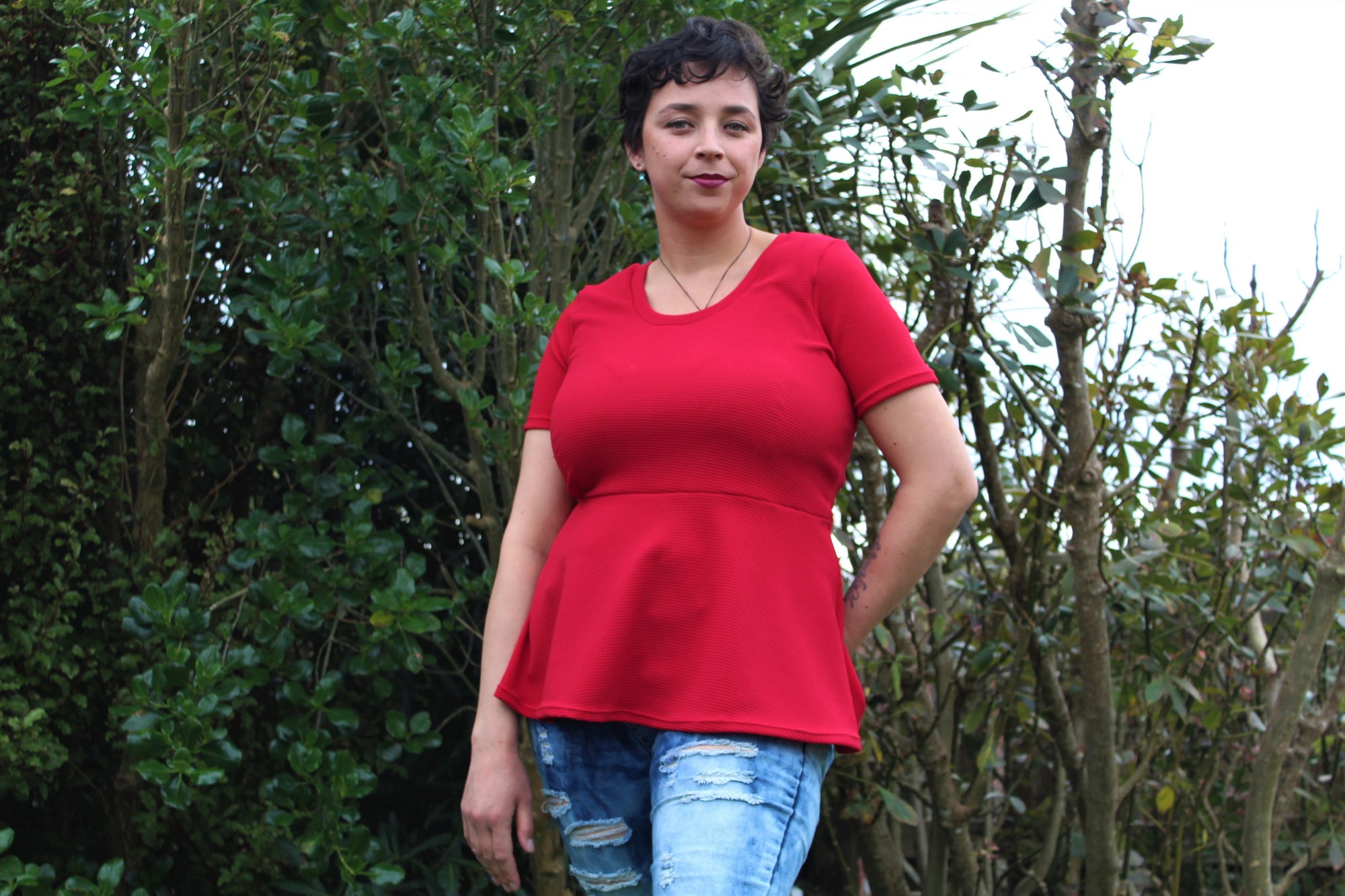 PDF Pattern - Stephanotis T-Shirt, Peplum Top and Dress | Waves &amp; Wild