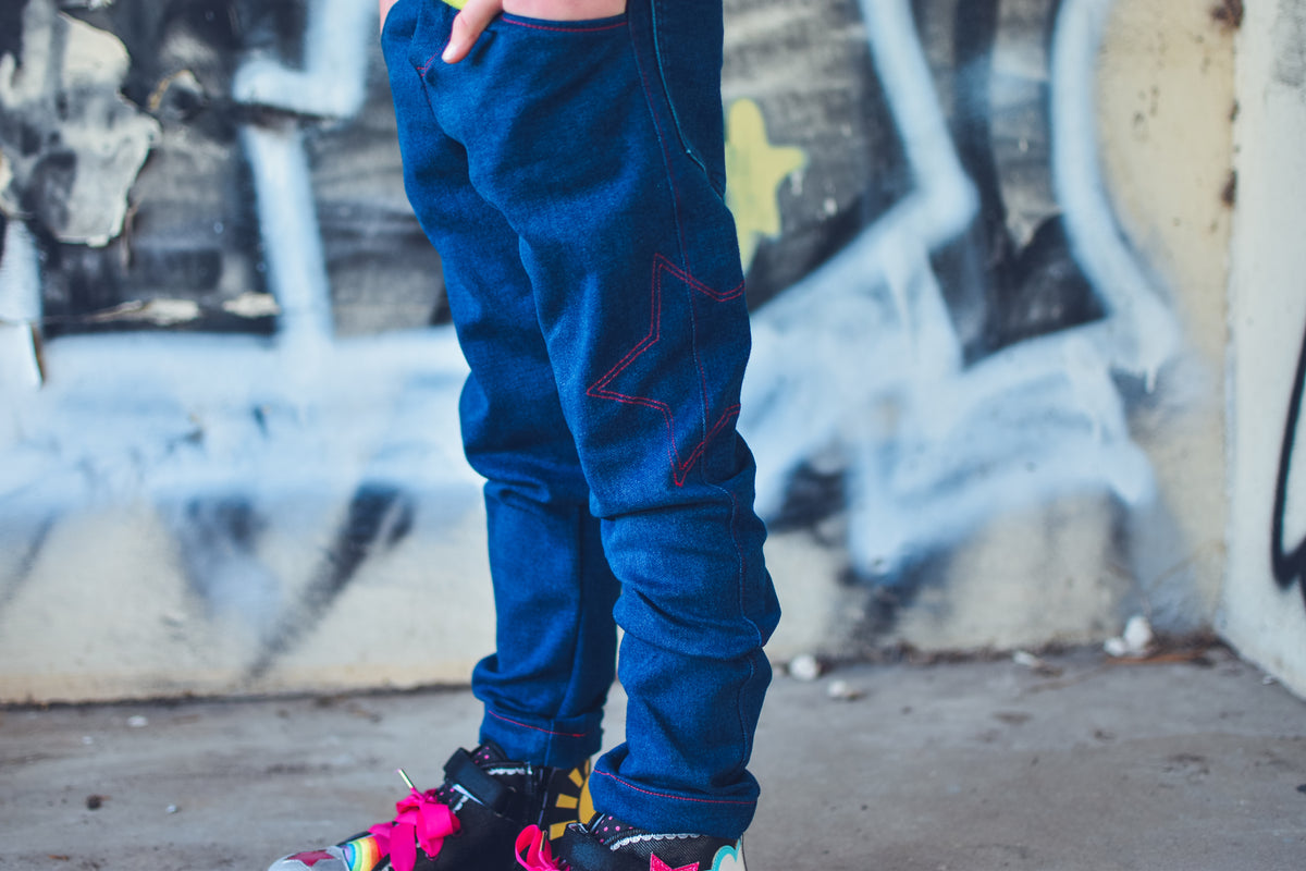 PDF Pattern - Star Child Skinny Jeans | Waves & Wild – MaaiDesign Fabrics