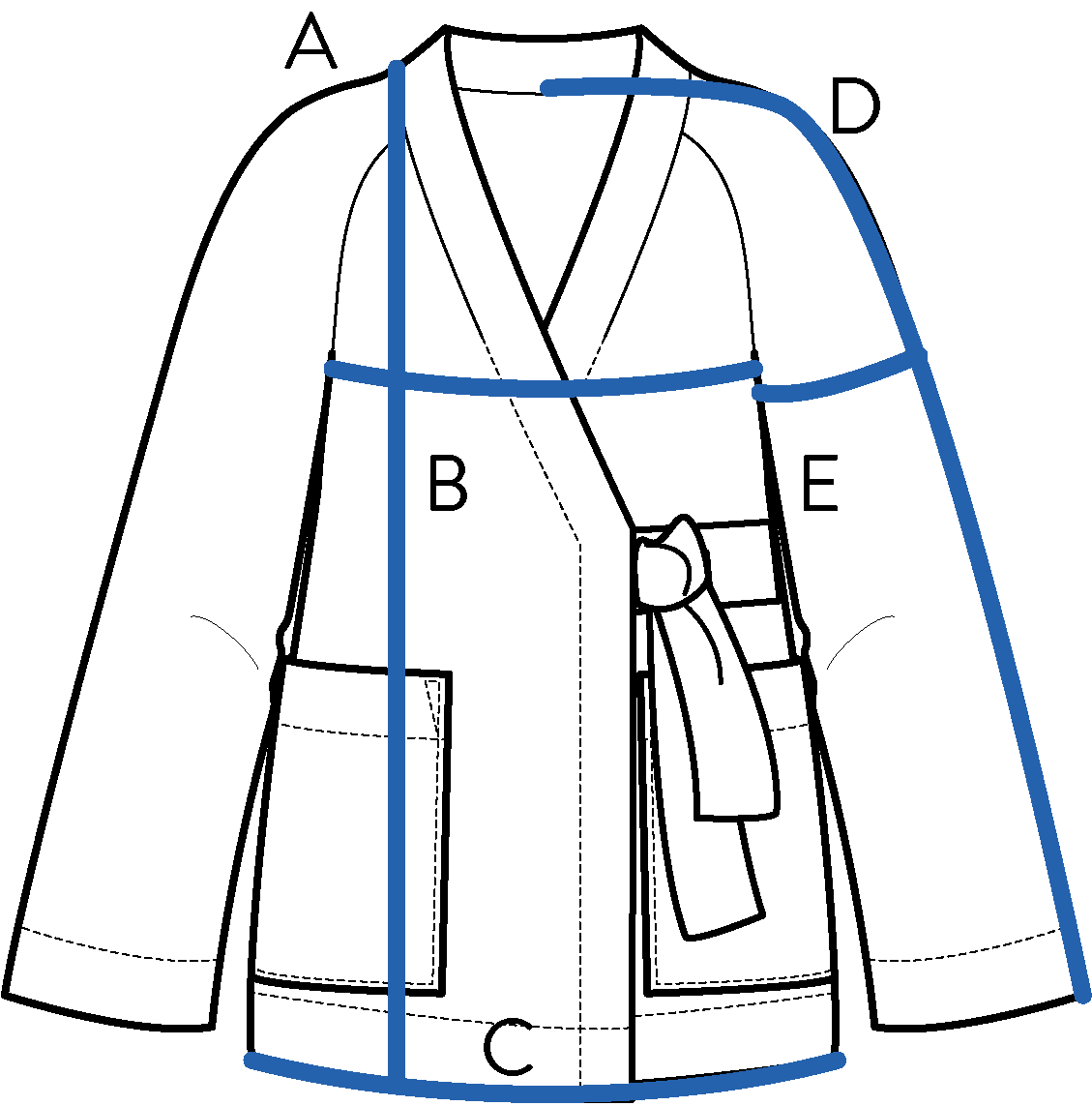 Assembly Line Jacket Pattern Wrap Jacket - Sewing Pattern | The Assembly Line – MaaiDesign Fabrics