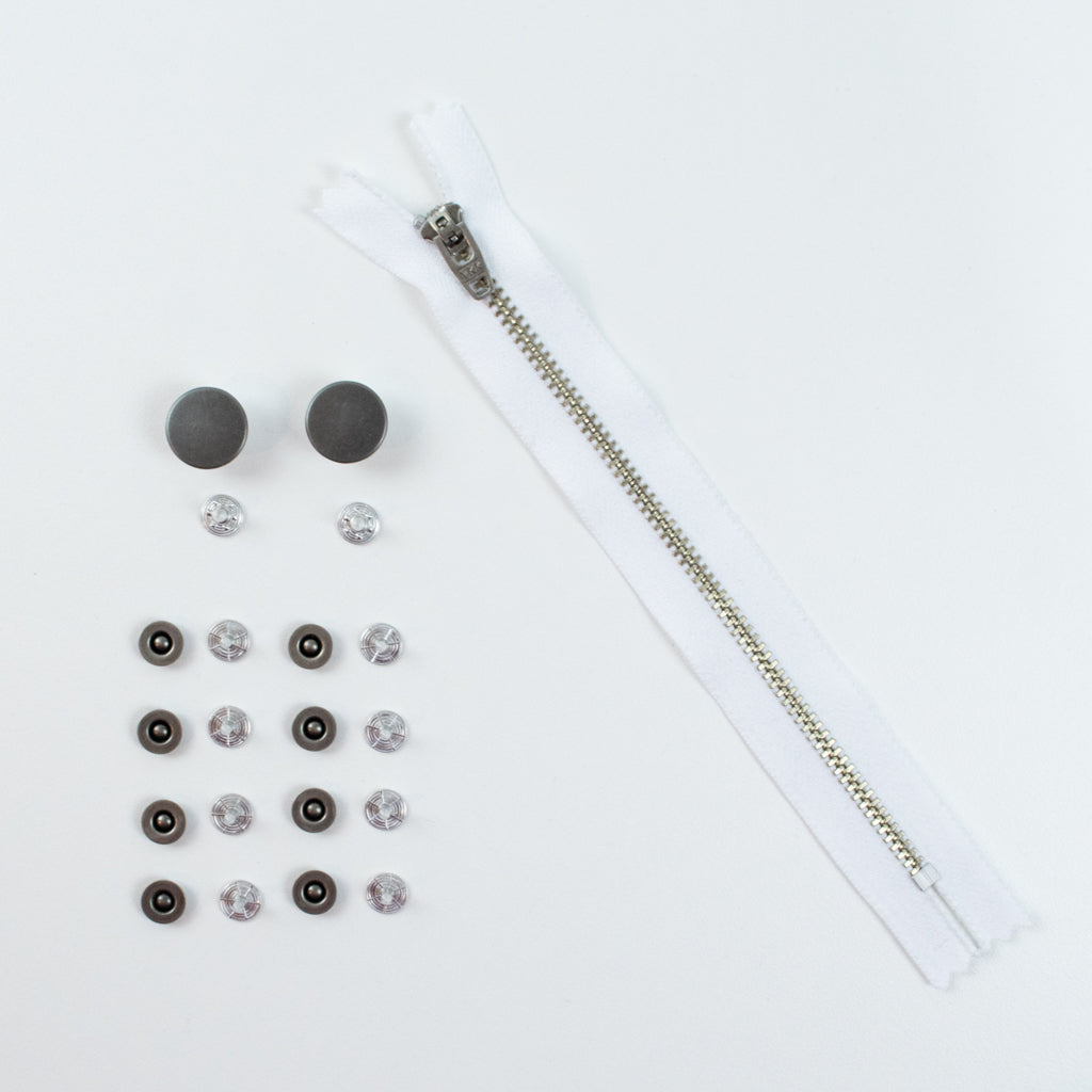 Jeans Hardware Set - Zipper Fly