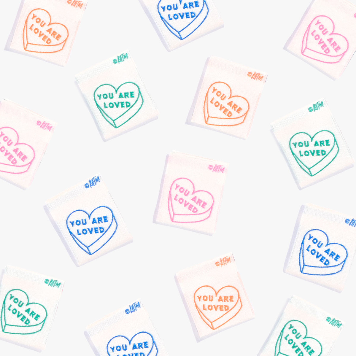 6 Woven Labels - You Are Loved